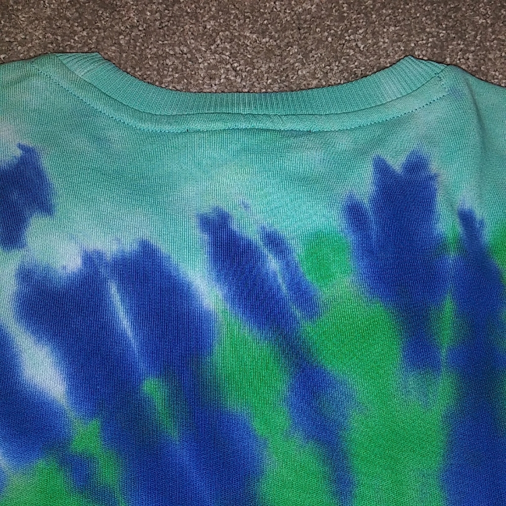 NWT Sz S Tommy Hilfiger Tie-Dye French Terry Dress - Picture 3 of 14